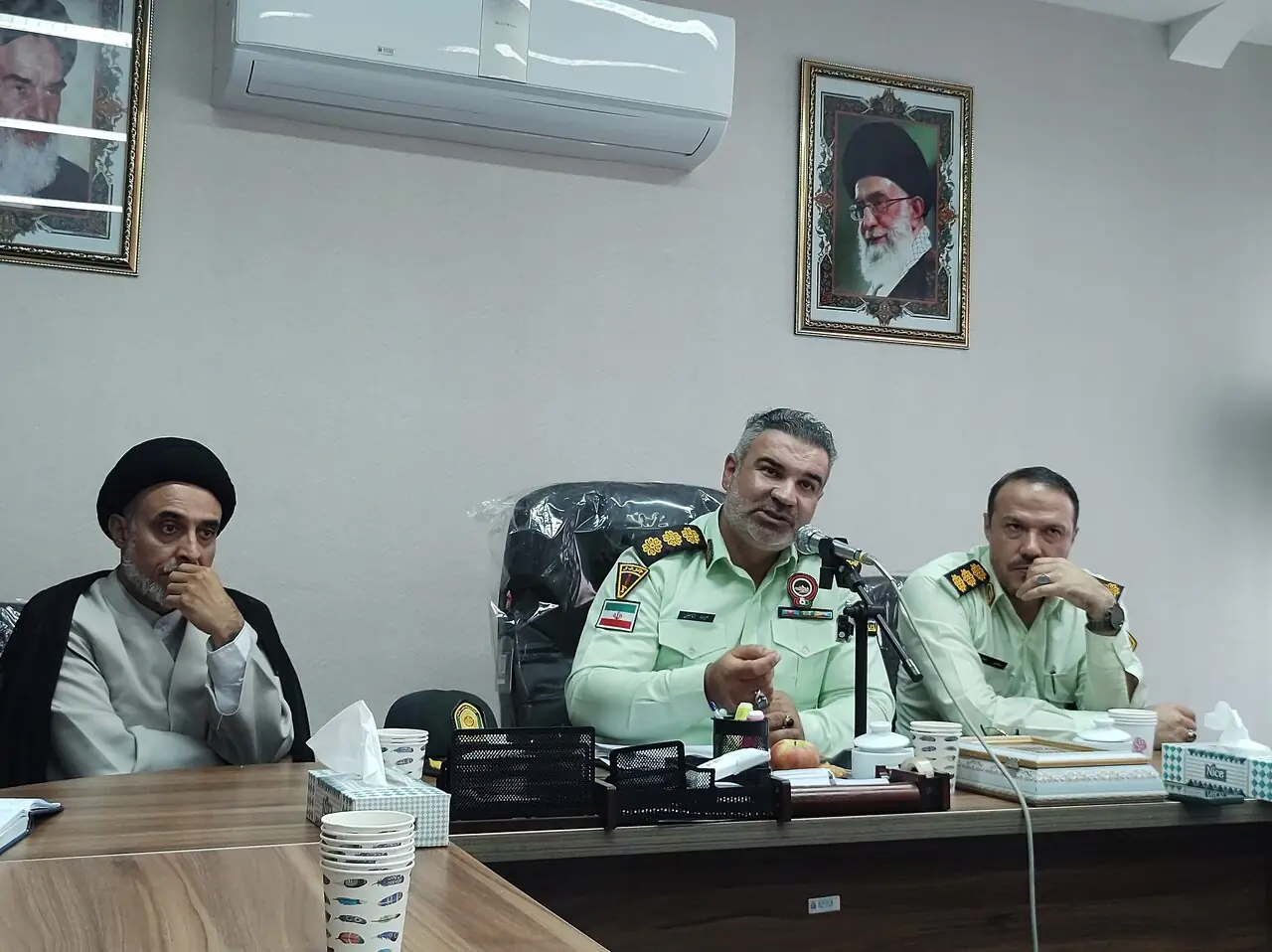 سارق تأسیسات مدارس در شاهرود حین سرقت دستگیر شد