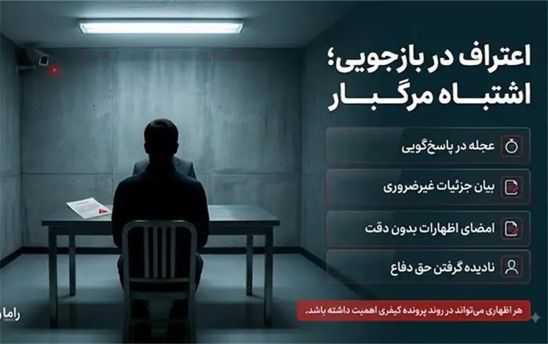 اعترافات ناخواسته در اتاق بازجویی؛ اشتباه مرگباری که پرونده کیفری را بیبازگشت میکند