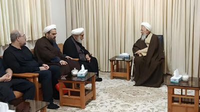 تصویری از دیدار حجت الاسلام والمسلمین محمدی گلپایگانی با حضرت آیت الله جوادی آملی | خبرگزاری بینالمللی شفقنا | خبرگزاری شیعیان، فتاوای آیتالله سیستانی و مرجعیت، آخرین اخبار ایران و جهان
