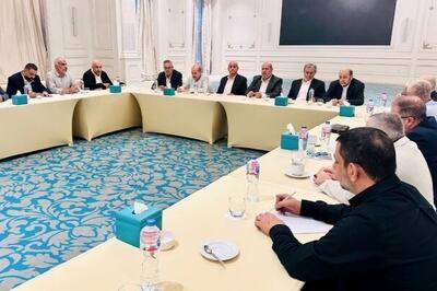 دیدار خلیل الحیه با رهبران گروههای فلسطینی در مصر