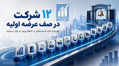  ۱۲ شرکت در صف عرضه اولیه؛ بازار سرمایه در انتظار موج تازه ورود شرکت‌ها