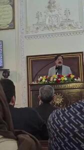  آوازخوانی حسالم الدین حراج در مراسم بزرگداشت علی حاتمی