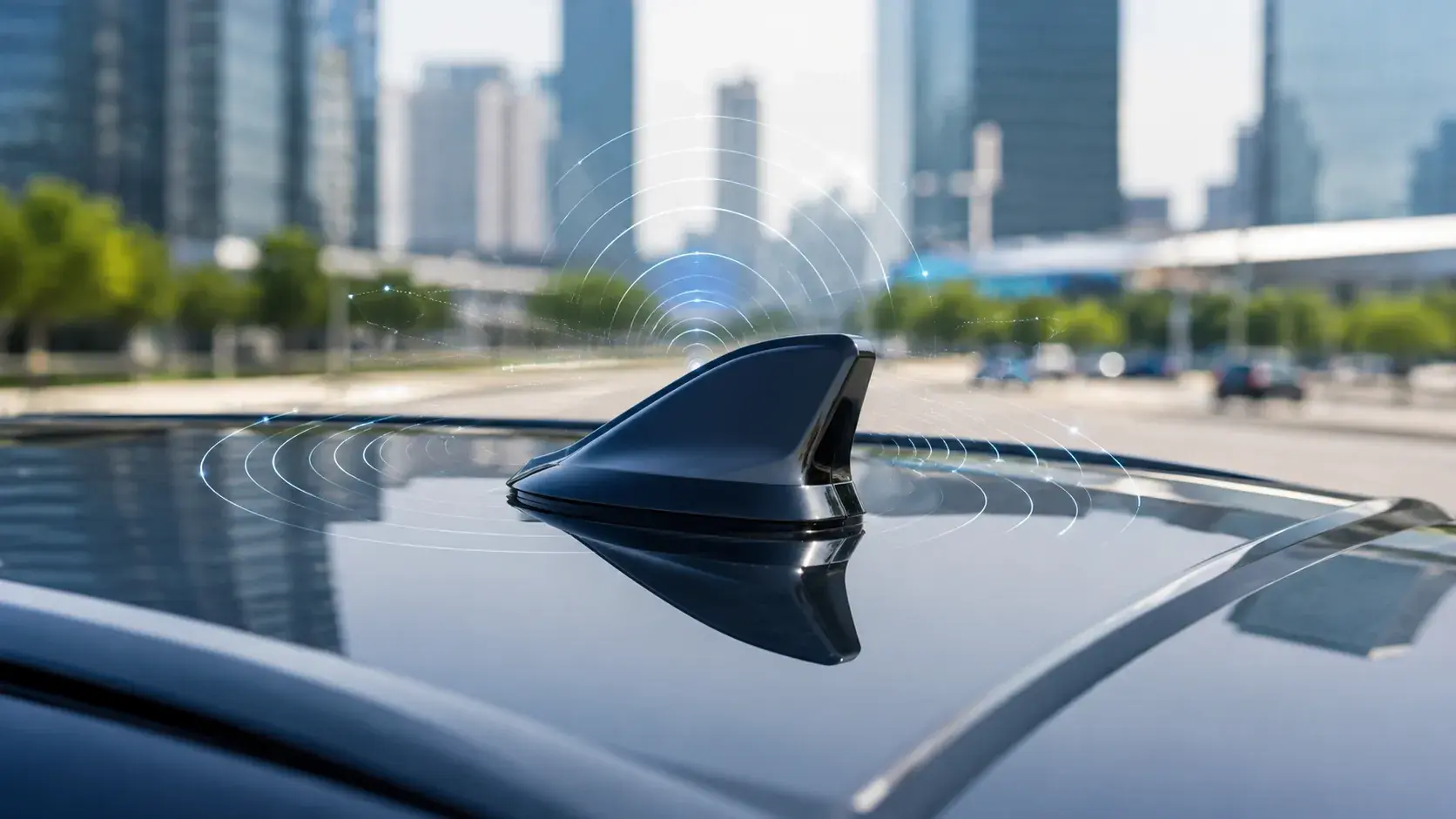 باله کوسهای روی سقف خودرو فقط تزئینی نیست؛ از GPS تا اینترنت در یک قطعه کوچک