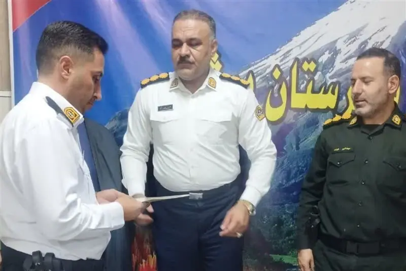 سروان شاهسون رئیس پلیس راهور پیشوا شد - تسنیم
