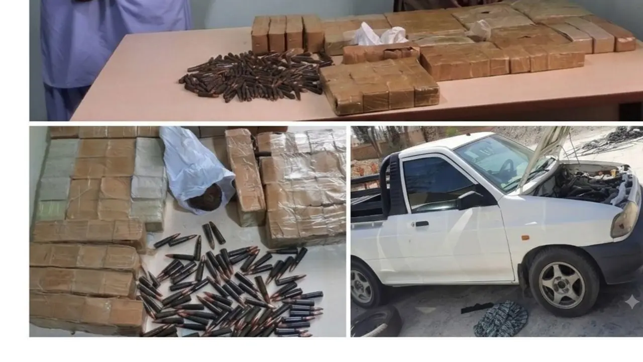 دستگیری ۲ قاچاقچی سلاح و مهمات در سراوان/ کشف بیش از ۲۹۰۰ فشنگ جنگی