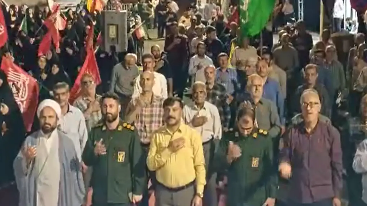 مراسم سوگواری نوگلان پرپر شده مدرسه شجره طیبه میناب در سیمرغ + فیلم