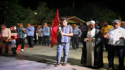  قابی از همبستگی مردمی در شب‌های اقتدار شهباز