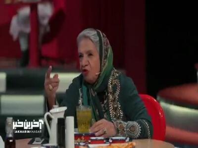  حرص خوردن جالب گیتی معینی از دست نیما شعبان نژاد