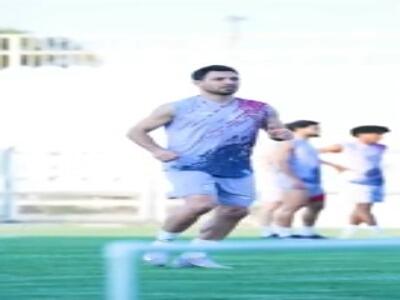 تمرینات بازیکنان تراکتور در بنیان دیزل