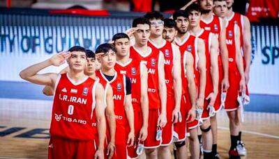 تیم بسکتبال زیر ۱۸ ایران راهی مرحله یک چهارم شد