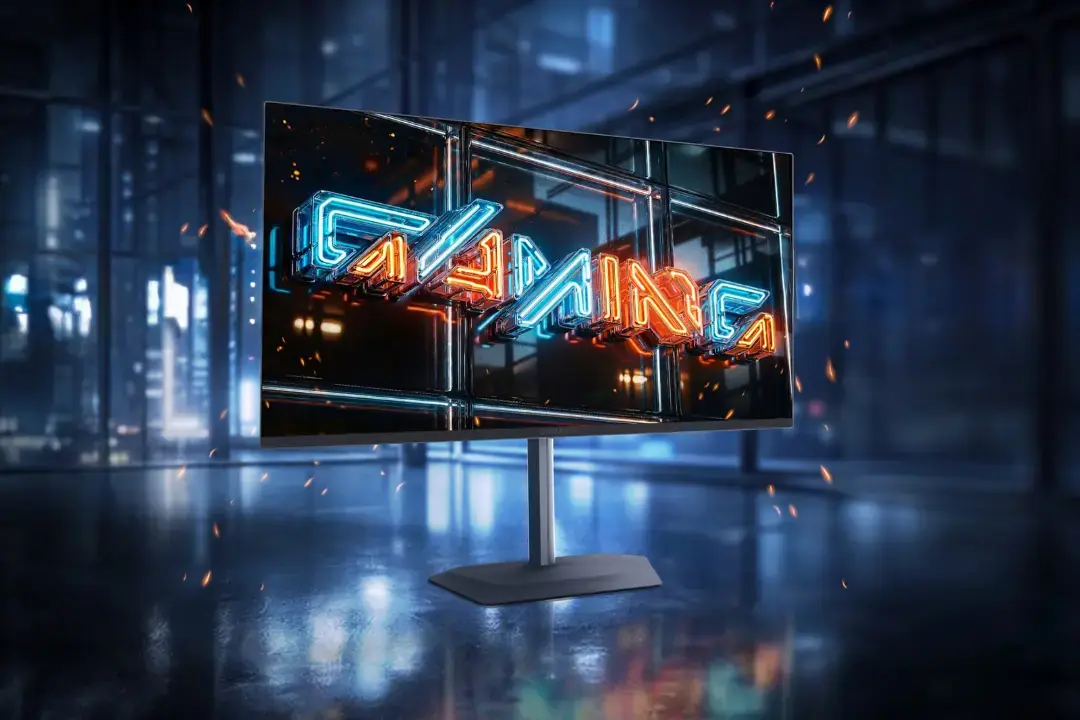 برند گیگابایت یک مانیتور پیشرفته 4K QD-OLED با نرخ نوسازی ۲۴۰ هرتز معرفی کرد