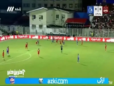  شوت حردانی با واکنش دروازه بان نساجی به کرنر رفت | آخرین خبر