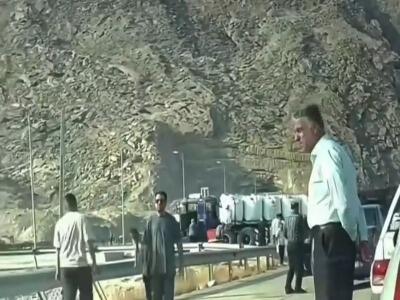  ریزش بخشی‌ از یک تونل در بندرعباس