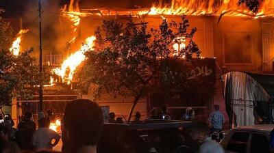 آتشسوزی گسترده در قلب تاریخی گرگان مهار شد؛ علت حادثه چه بود؟