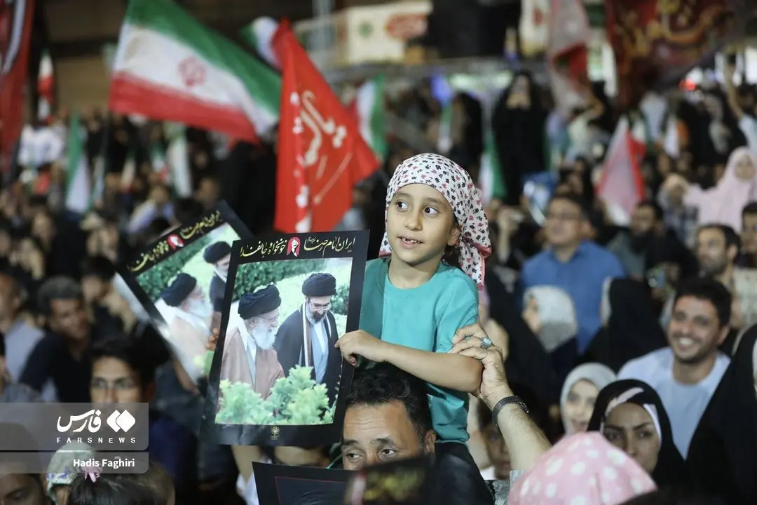 عکس/ مراسم اربعین خاکسپاری آقای شهید ایران در مشهد