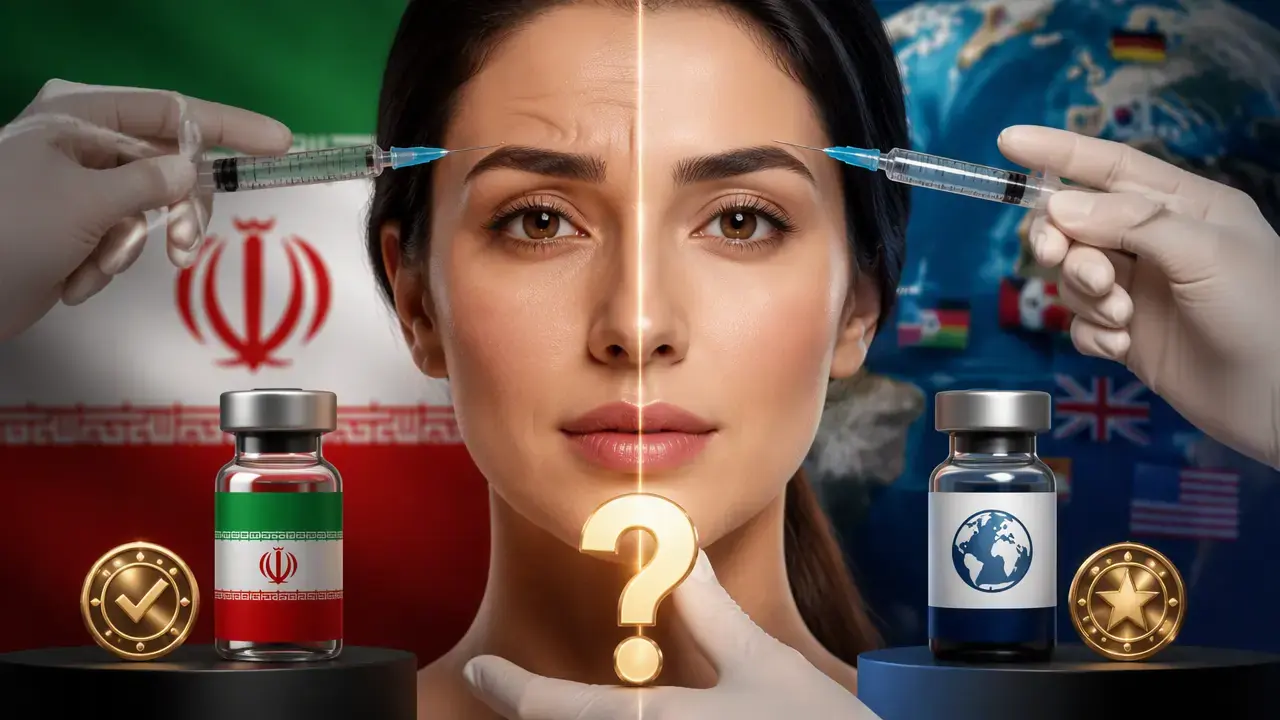 برای ایرانی ها بوتاکس ایرانی بهتره یا خارجی؟ مقایسه و تفاوت هر کدام