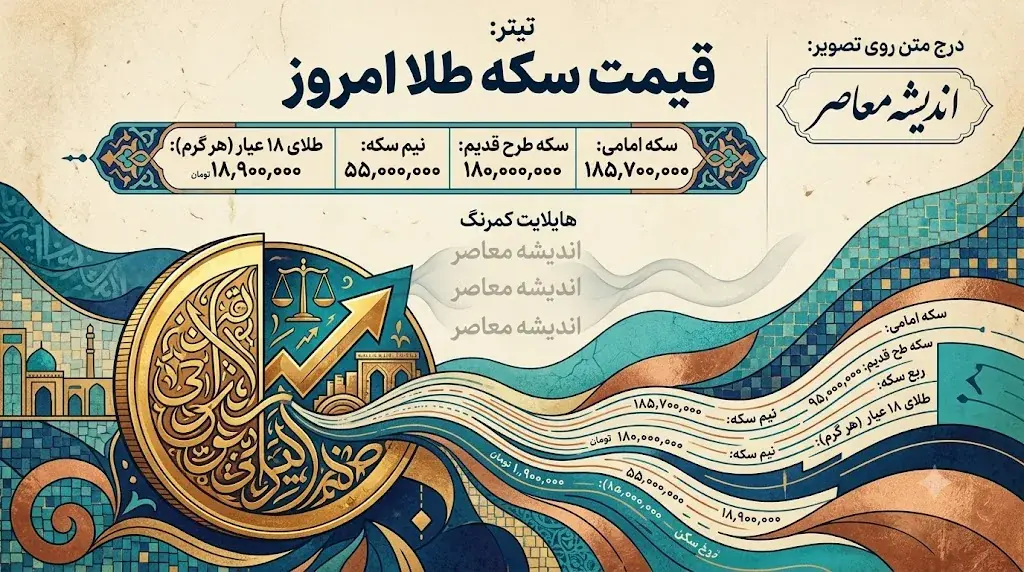 قیمت امروز طلا سکه طلا سه شنبه ۲۷ مرداد ۱۴۰۵