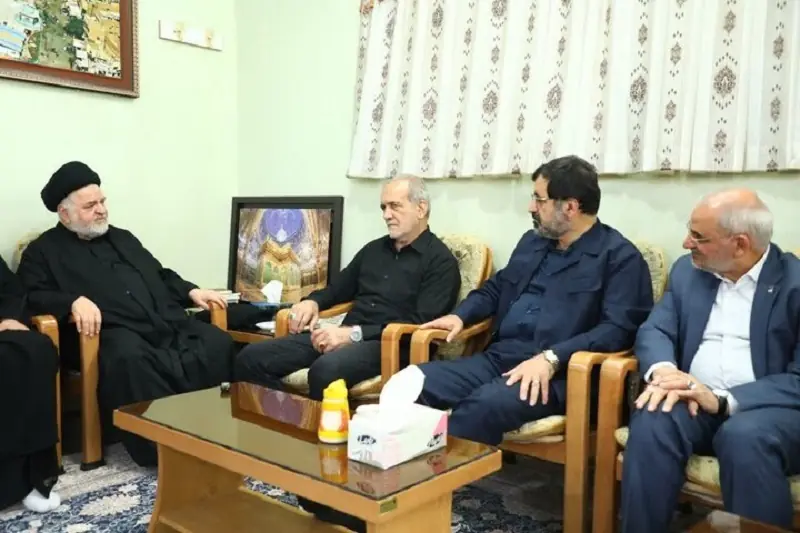 پیام پزشکیان به نماینده آیتالله سیستانی در ایران