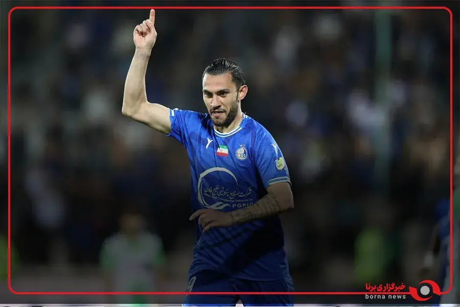 گل اول استقلال به نساجی توسط آزادی