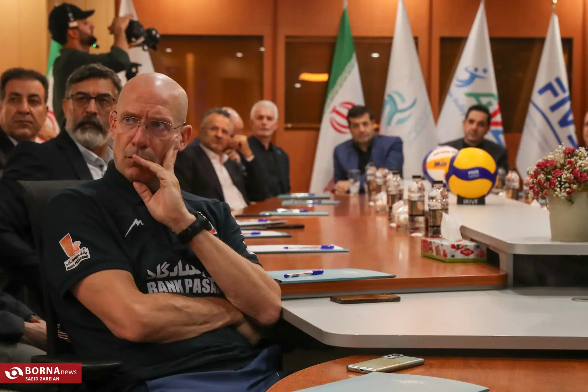 بازدید وزیر ورزش و جوانان از اردوی تیم ملی والیبال