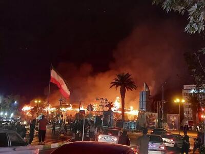 ورود دادگستری به آتشسوزی در میدان شهرداری گرگان