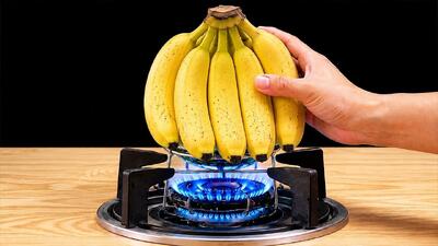  موز را کباب کنید ؛ روشی سریع برای تهیه دسر فوری و کود طبیعی