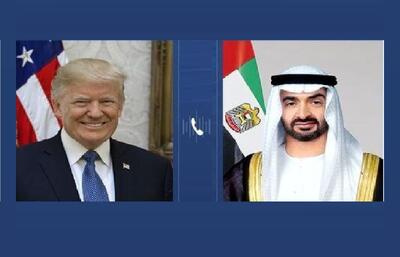 جزئیات گفتگوی تلفنی ترامپ با رئیس امارات درباره خاورمیانه