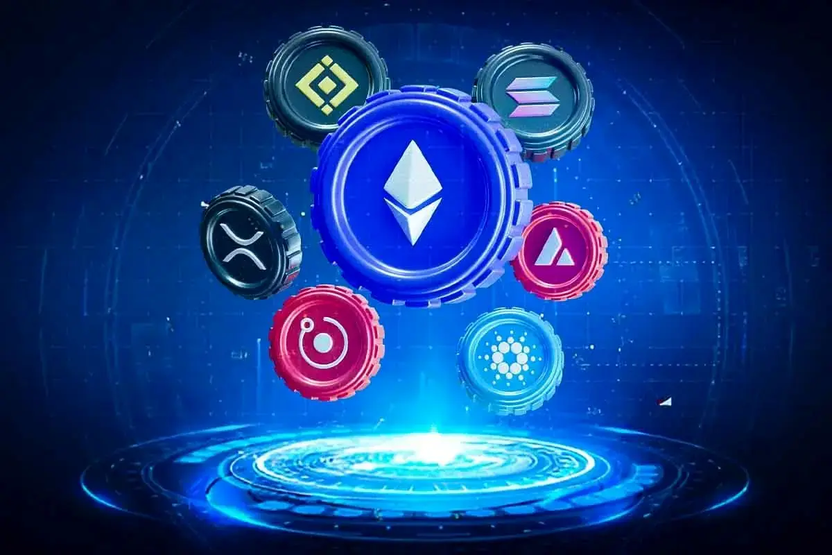 قیمت رمزارزها روز دوشنبه؛ اتریوم بالای ۱۹۰۰ دلار، ریپل و سولانا در مسیر نزولی