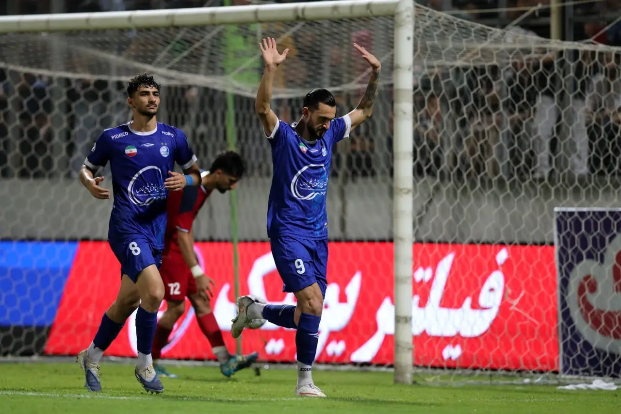 تصاویر؛ حرکت بعد از شادی گل آزادی به نساجی را کسی ندید!