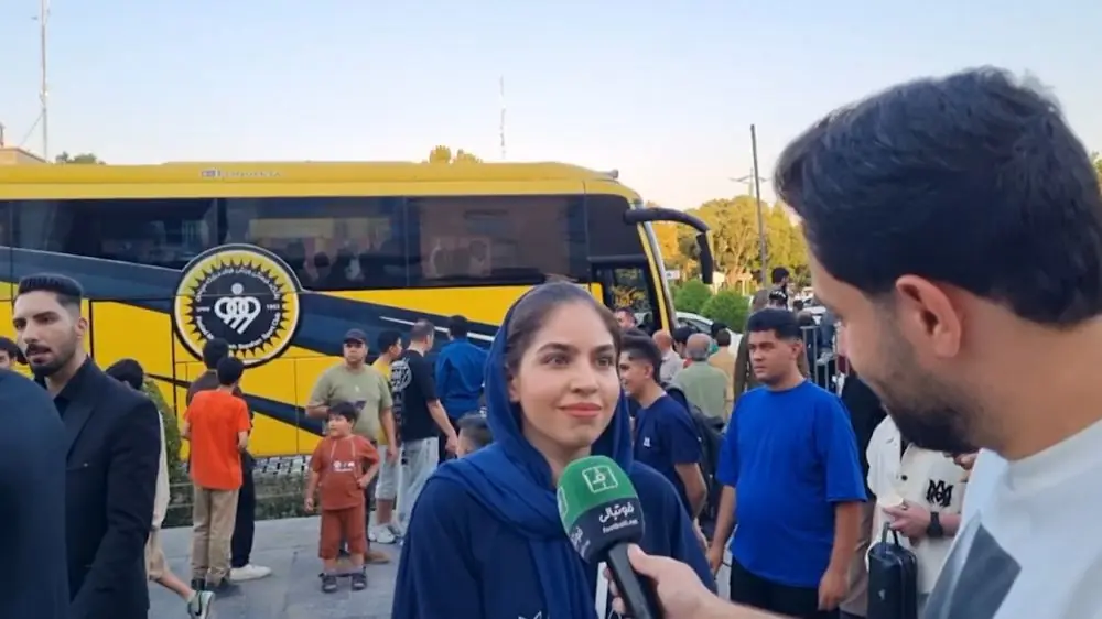 پیش بینی بانوی سپاهانی از نتیجه بازی با تراکتور