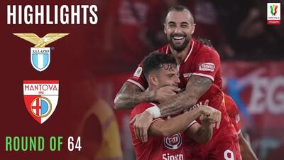 خلاصه بازی لاتزیو 0-2 مانتوا (جام حذفی ایتالیا)