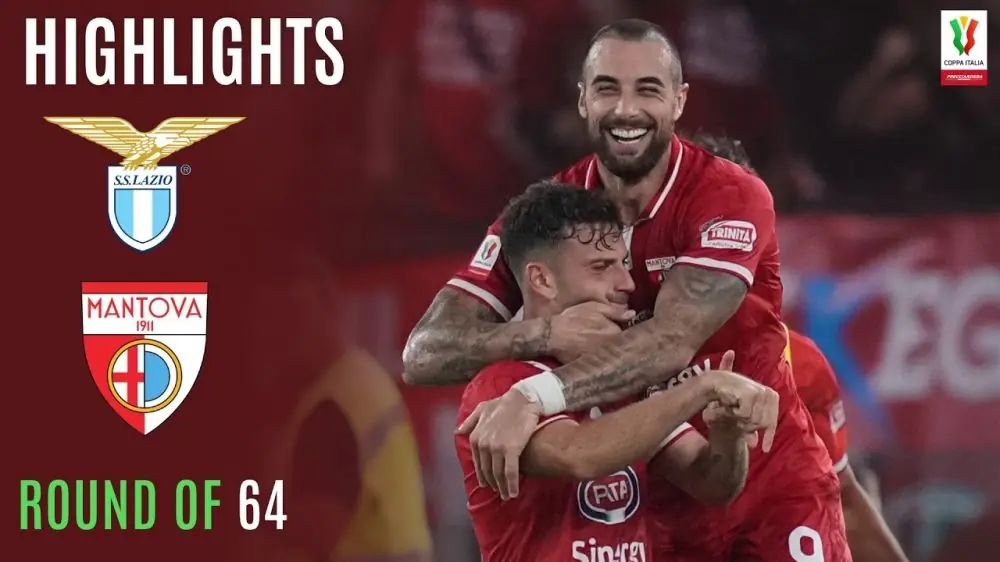 خلاصه بازی لاتزیو 0-2 مانتوا (جام حذفی ایتالیا)
