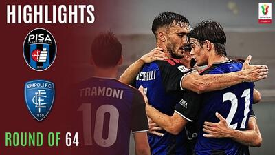 خلاصه بازی پیزا (4) 1-1 (3) امپولی (جام حذفی ایتالیا)