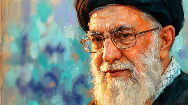  سردار قاآنی و محمد مخبر در مراسم چهلمین روز تشییع و تدفین آقای شهید ایران + فیلم