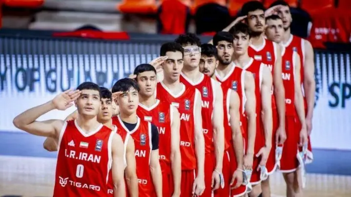 صعود تیم بسکتبال نوجوانان به پلیآف کاپ آسیا