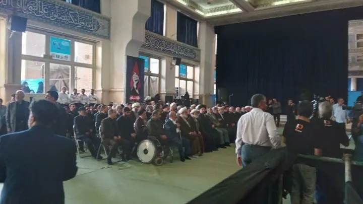 آیین بزرگداشت چهلم «آقای شهید ایران» در مصلی تهران + تصاویر
