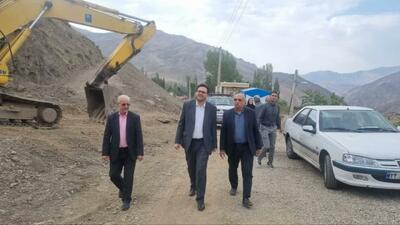 فرماندار شمیرانات در میدانِ گرههای عمرانی شمشکدربندسر؛ از جاده دیزین تا گودبرداریهای بلاتکلیف