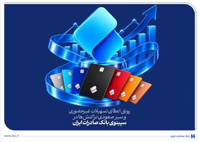  رونق اعطای تسهیلات غیرحضوری و سیر صعودی تراکنش‌ها در سپینوی بانک صادرات ایران