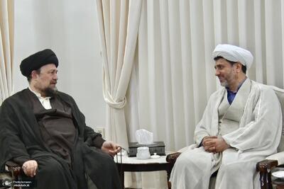 رئیس اتحادیه علمای جعفری ترکیه با آیتالله سید حسن خمینی دیدار کرد