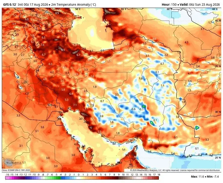 هشدار رگبار و رعدوبرق در ۹ استان؛ گرما همچنان در تهران ماندگار است
