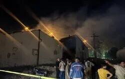 حریق کارگاه MDF در ورامین بدون تلفات جانی مهار شد