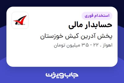 استخدام حسابدار مالی - خانم در پخش آدرین کیش خوزستان