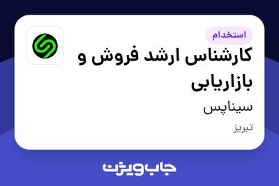 استخدام کارشناس ارشد فروش و بازاریابی - خانم در سیناپس