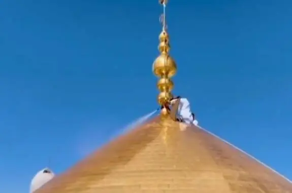  فیلم/ حرم امامین عسکریین(ع) شست‌وشو شد