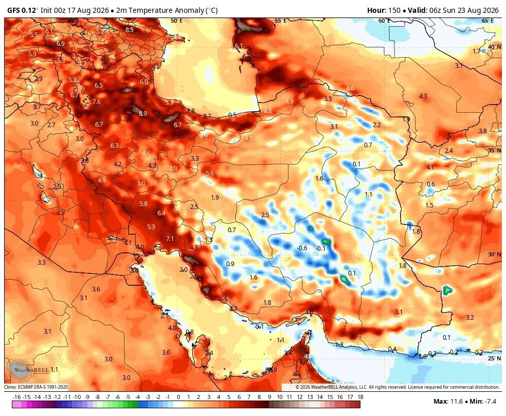 هشدار رگبار و رعدوبرق در ۹ استان؛ گرما همچنان در تهران ماندگار است