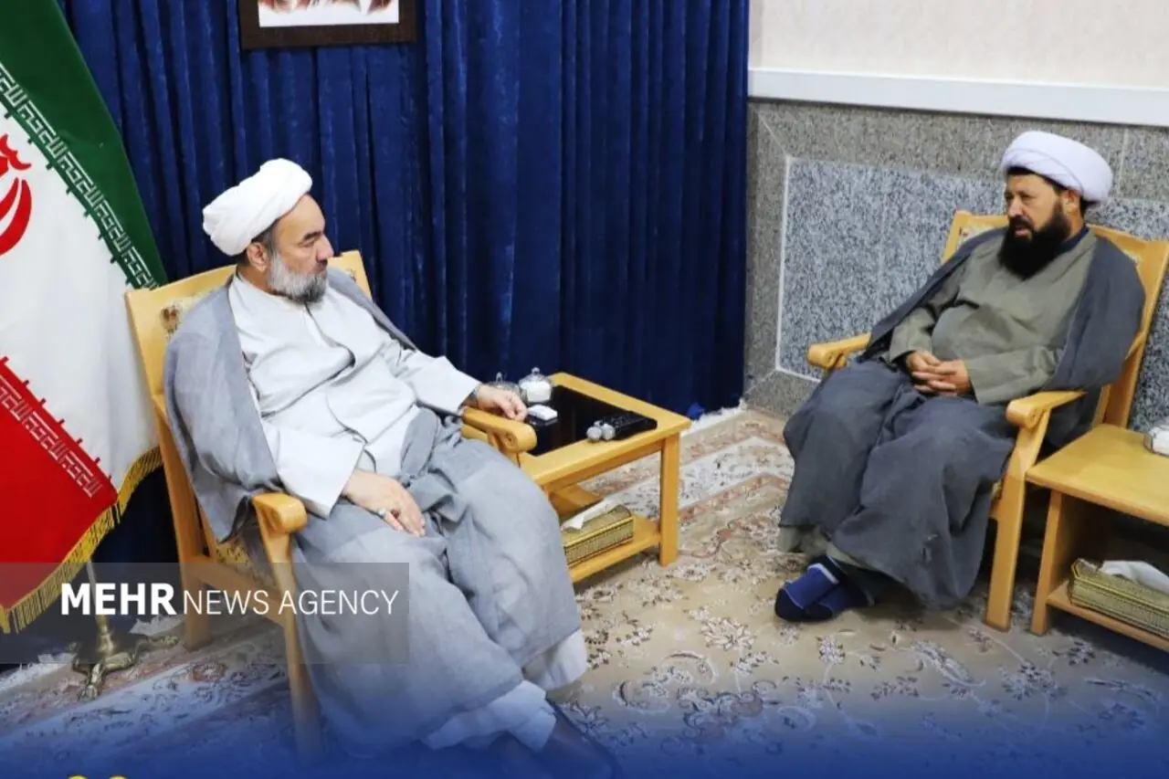  دیدار امام جمعه شیعیان نیمروز افغانستان با امام جمعه زاهدان
