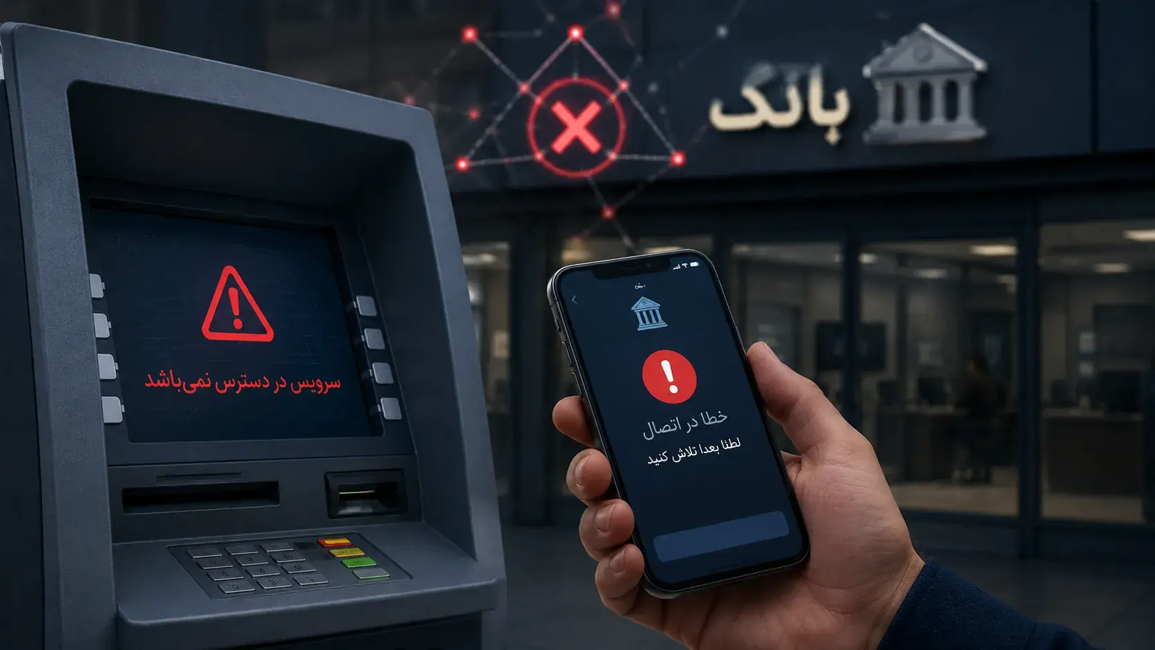 جزئیات جدید از اختلال در خدمات یک بانک / مشتریان چه مشکلاتی دارند؟