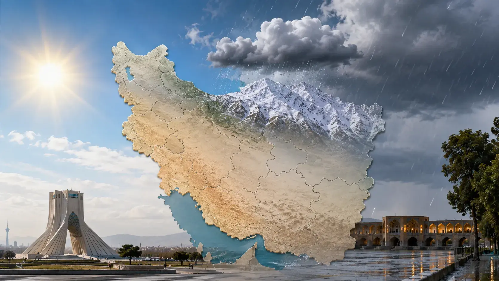 آسمان صاف و گرمای ۳۷ درجه؛ پیشبینی هوای تهران امروز سهشنبه ۲۷ مرداد