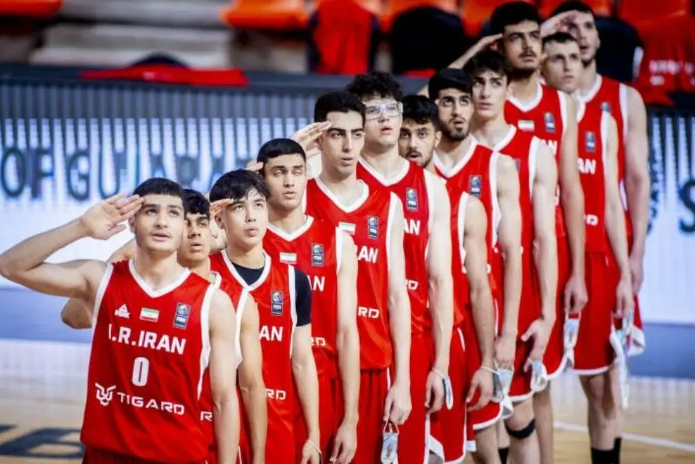 بسکتبال نوجوانان ایران به پلیآف کاپ آسیا صعود کرد