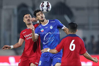 نساجی 0 - 1 استقلال / صدر جدول آبی باقی ماند +فیلم خلاصه بازی